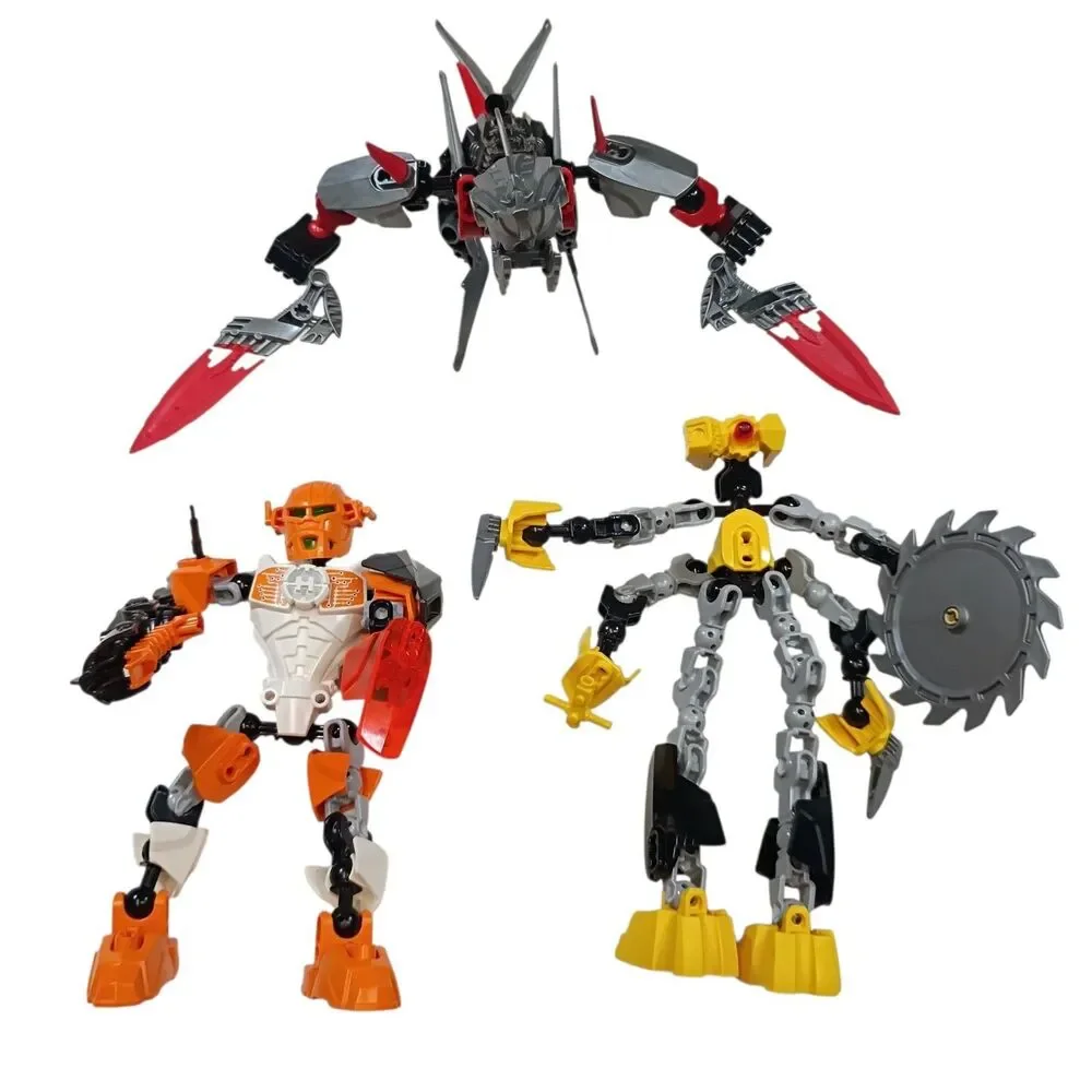 Lego Hero Factory 3 Sets Breakout 6216 Jawblade 6221 Nex 4.0 6229 XT4 Villain